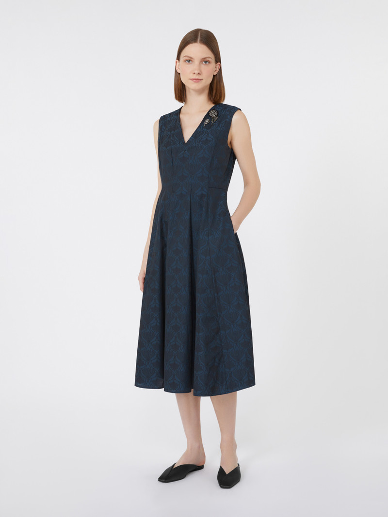 'S Max Mara LAUREN Flared jacquard dress outlook