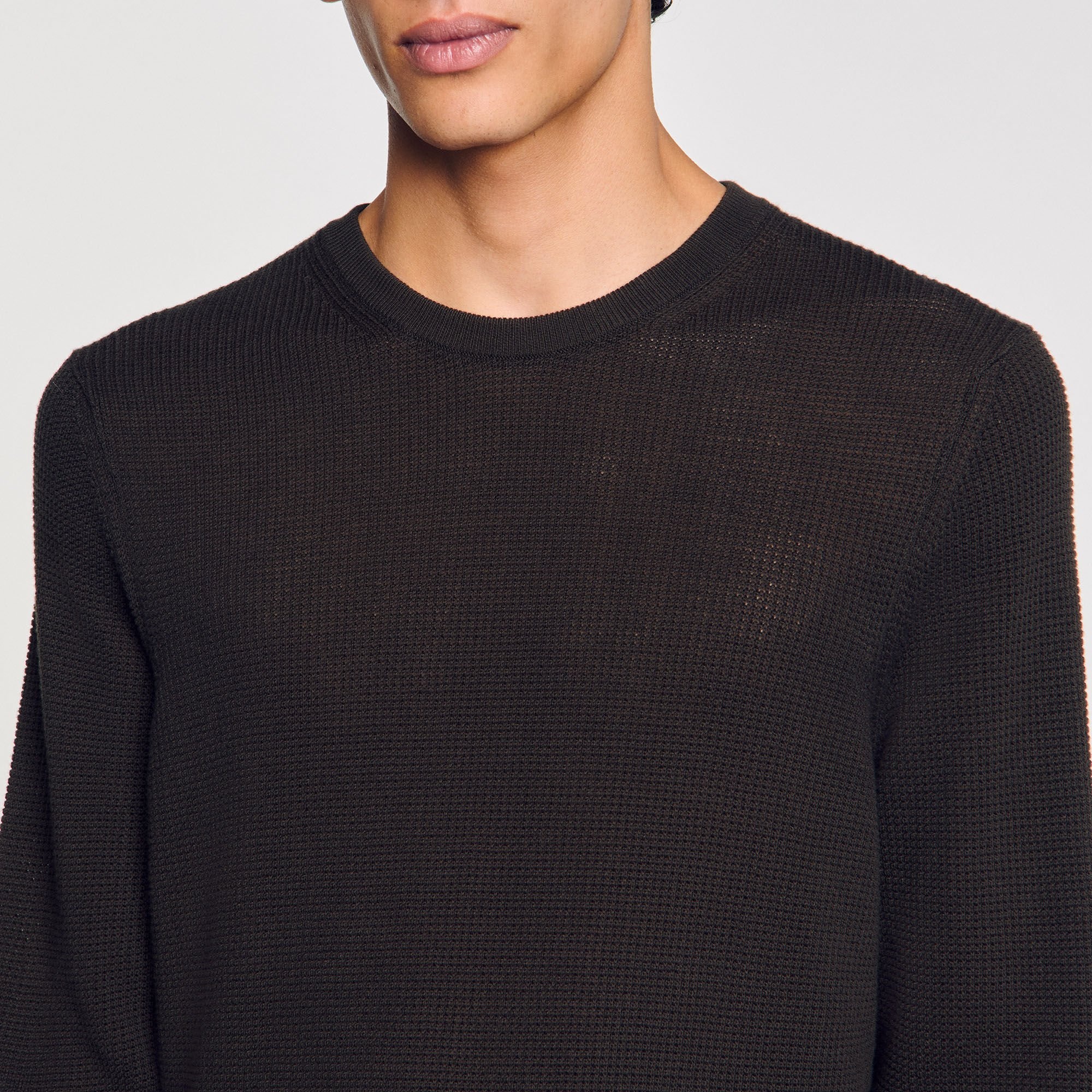 TEXTURED KNIT SWEATER - 3