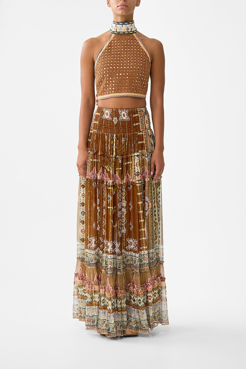 4 TIERED GATHERED SKIRT 1