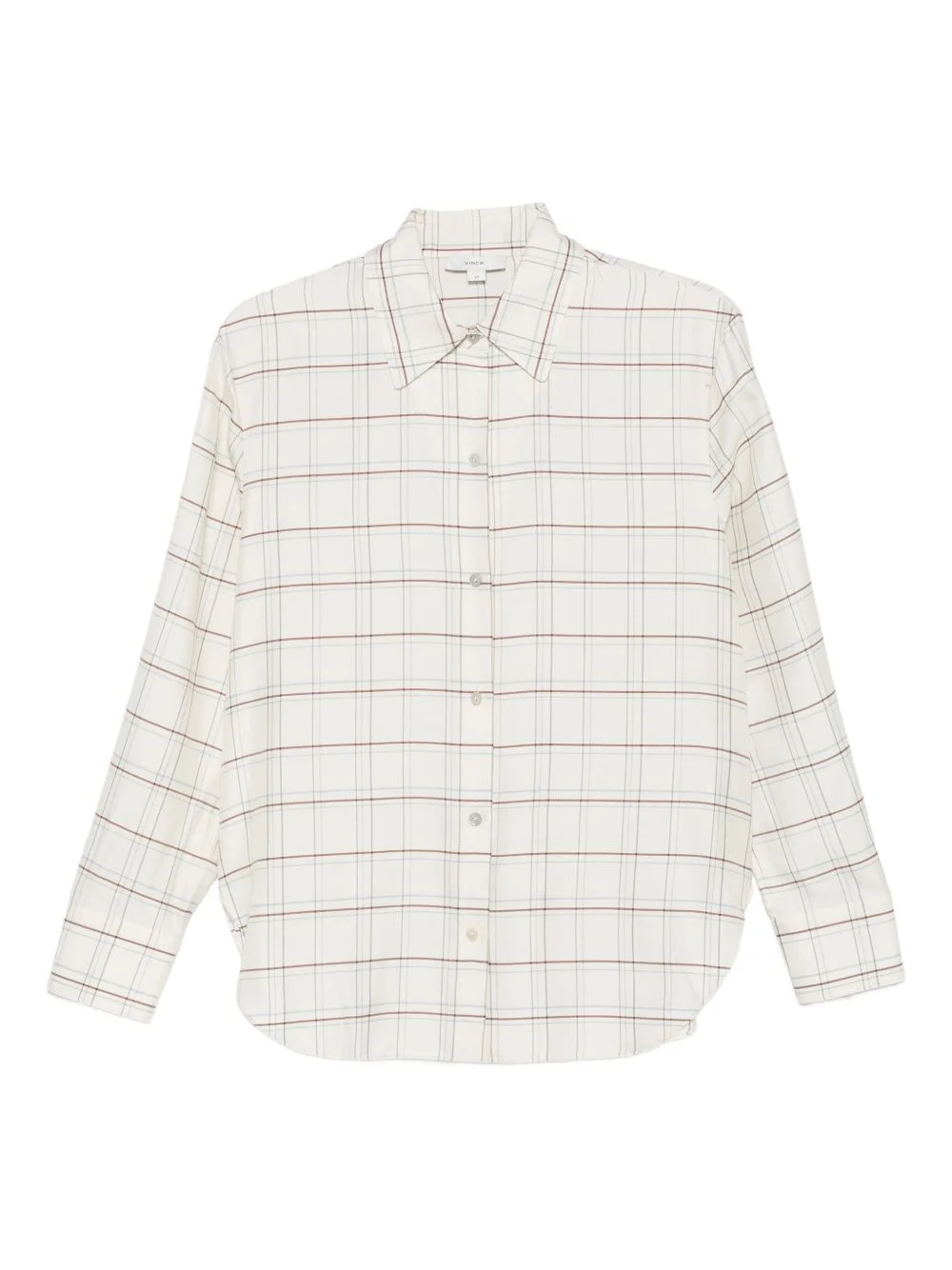 checke-pattern shirt - 1