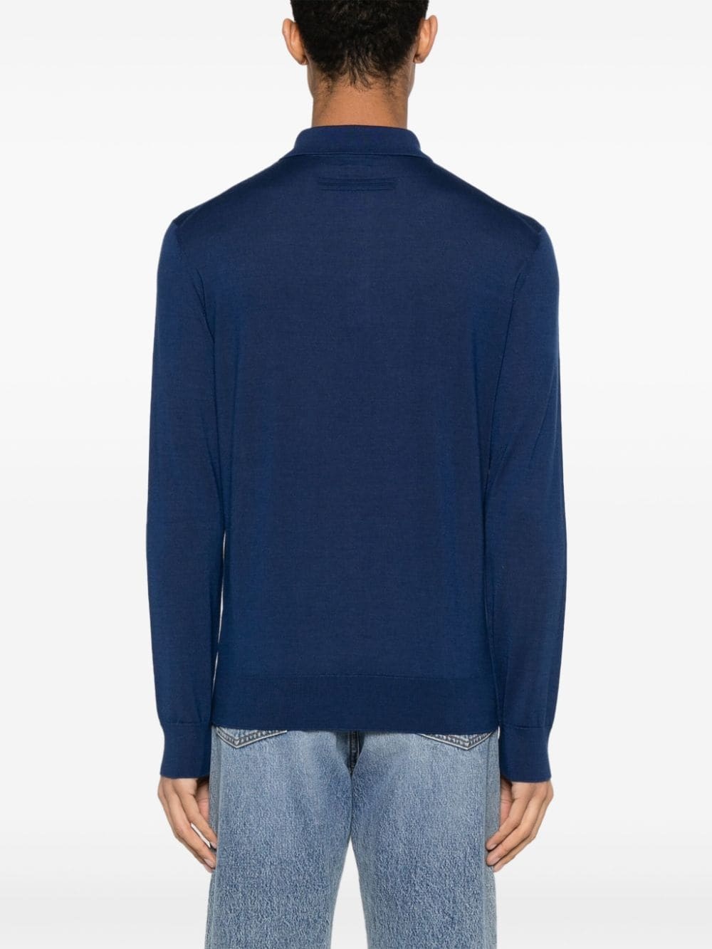 fine-ribbed polo shirt - 4
