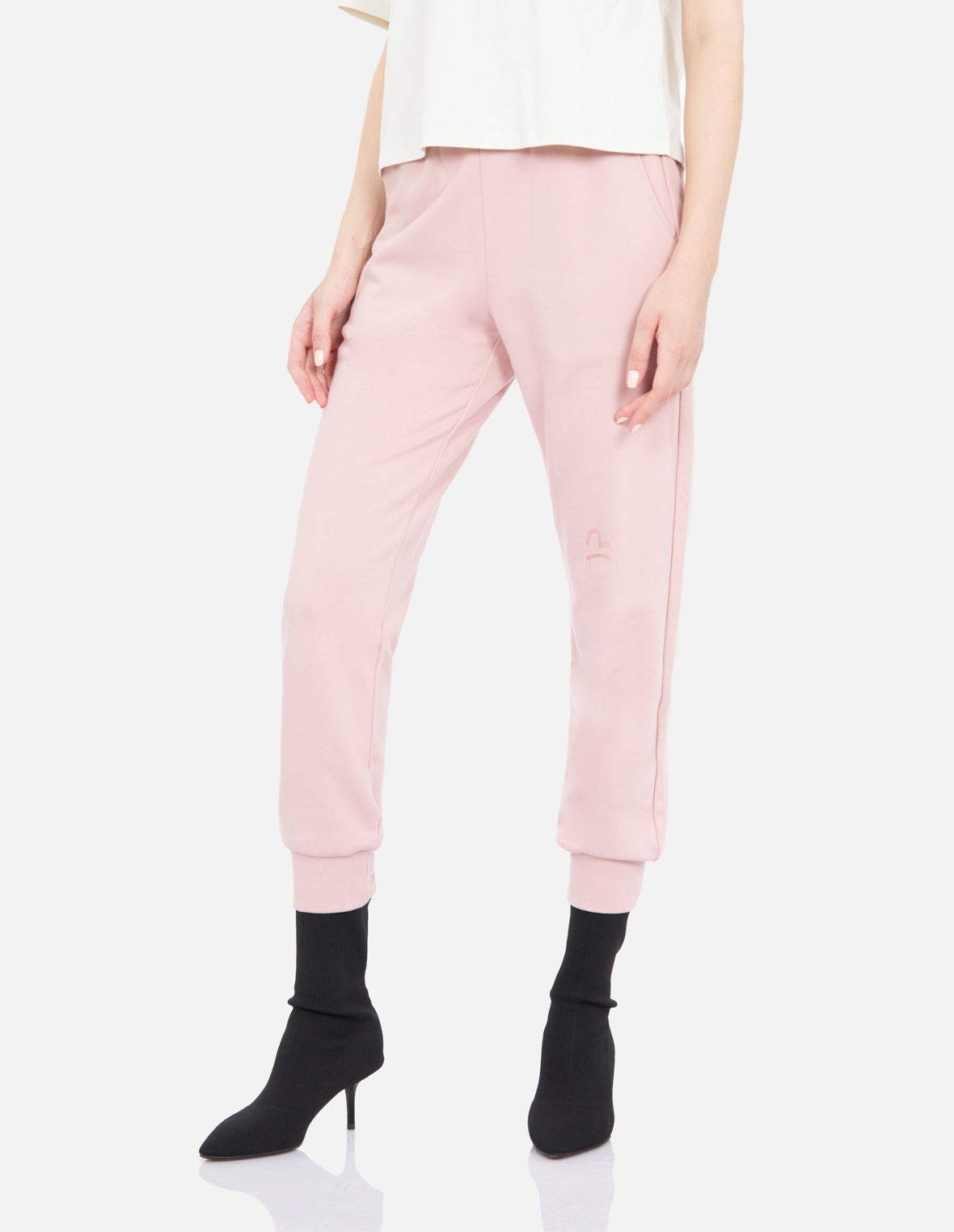 Kamon and Logo Print Sweatpants - 7