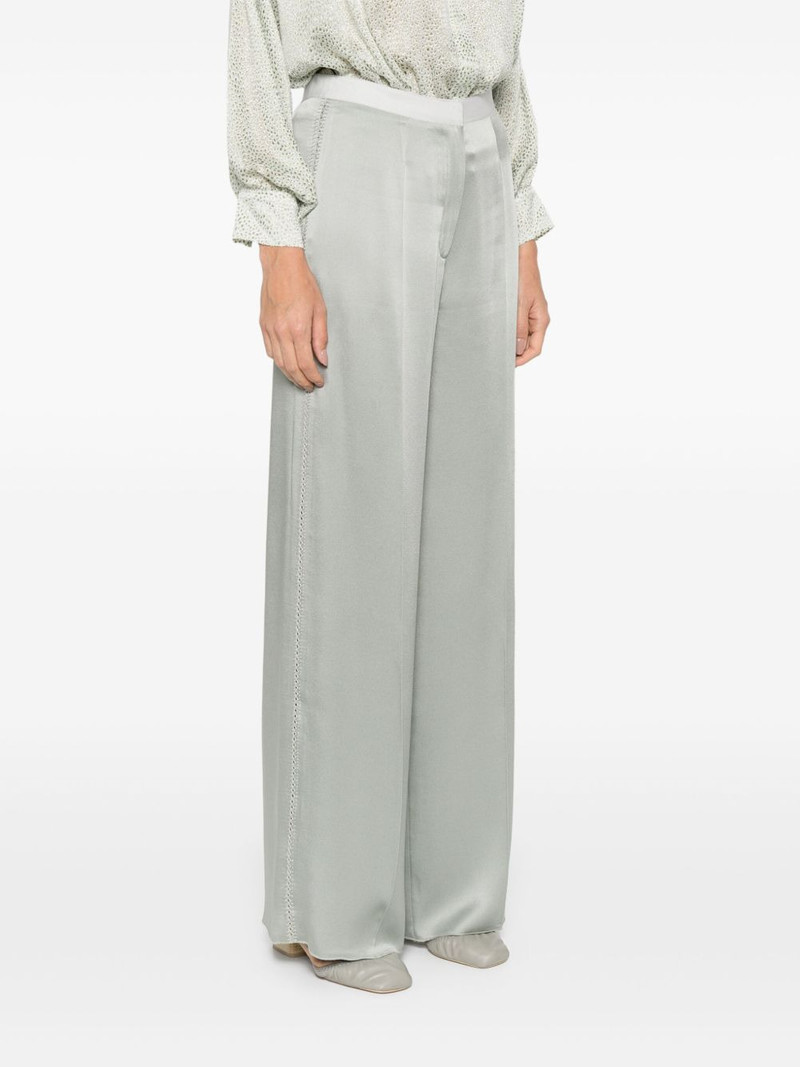 satin-finish trousers 3