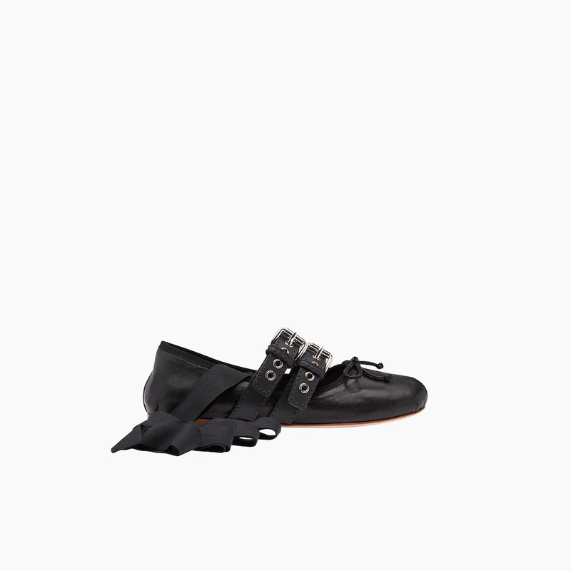 Miu Miu Nappa leather ballerinas outlook