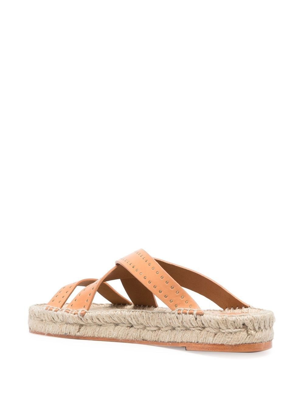 stud-detail cross-strap espadrilles - 3