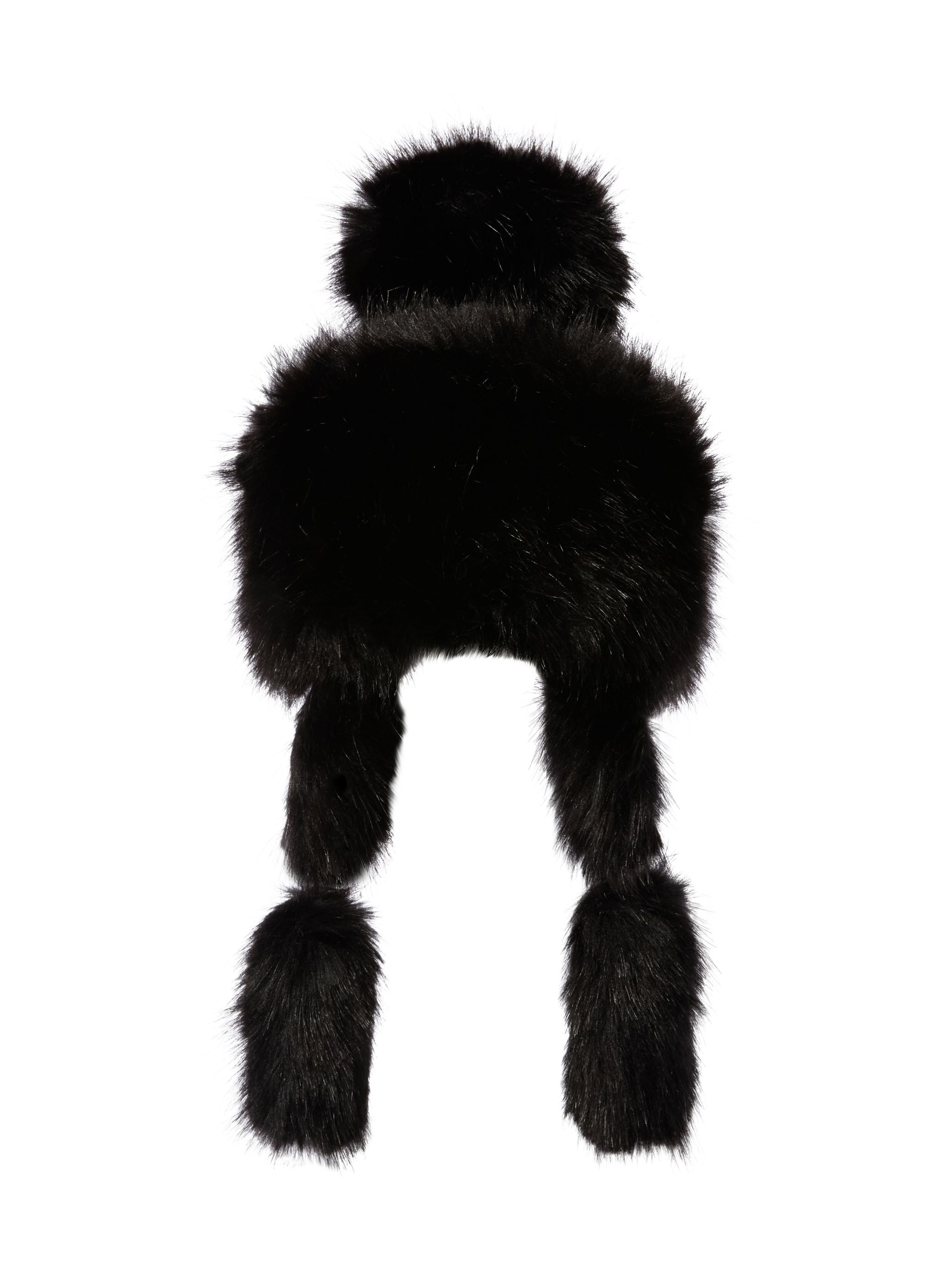 Black Fur Hat - 1