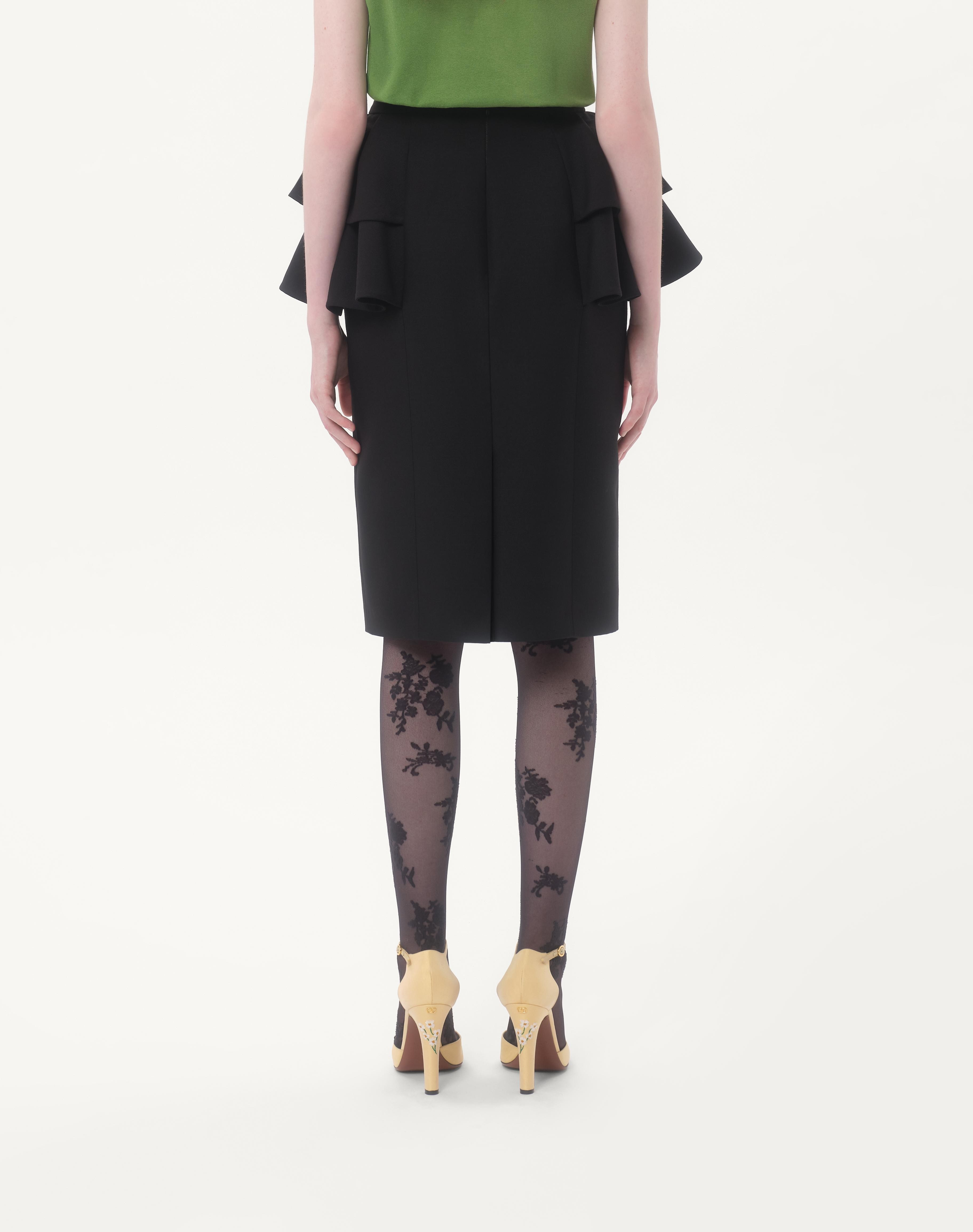 CREPE COUTURE MIDI SKIRT - 5