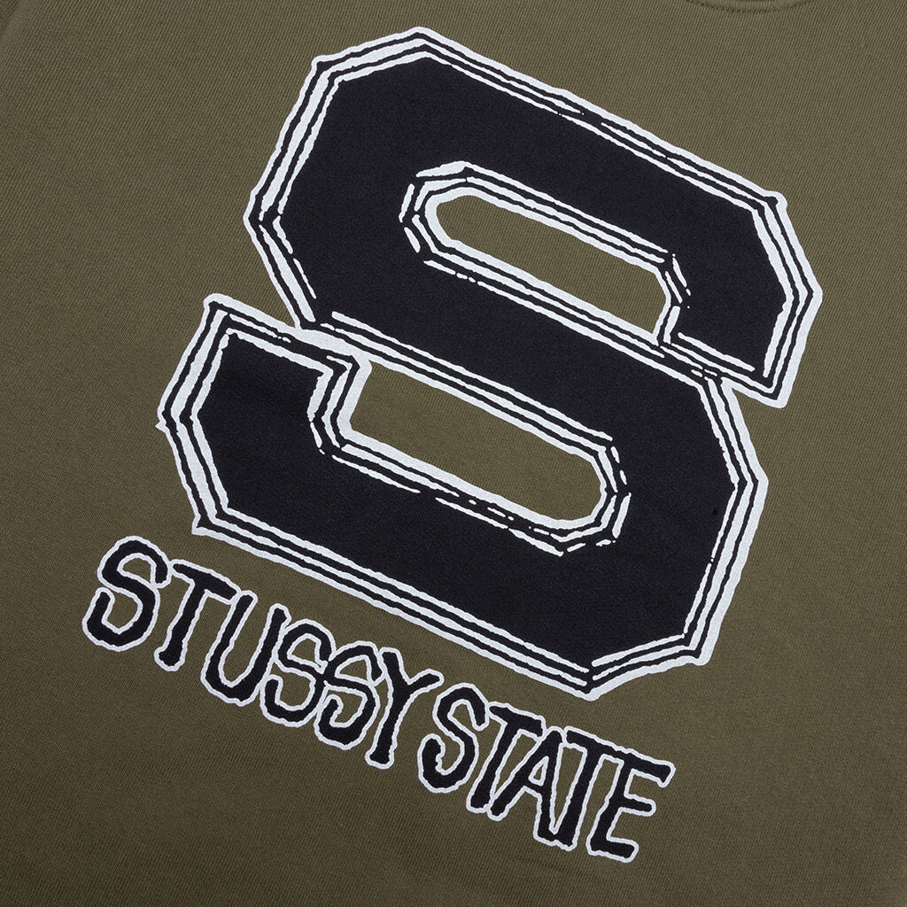 STÜSSY STATE CREW - OLIVE - 3