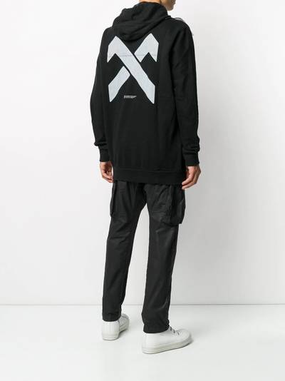 11 by Boris Bidjan Saberi graphic-print hoodie outlook