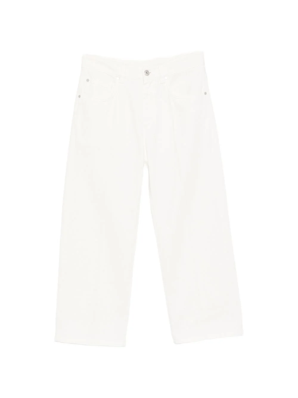 cottton cropped jeans - 1