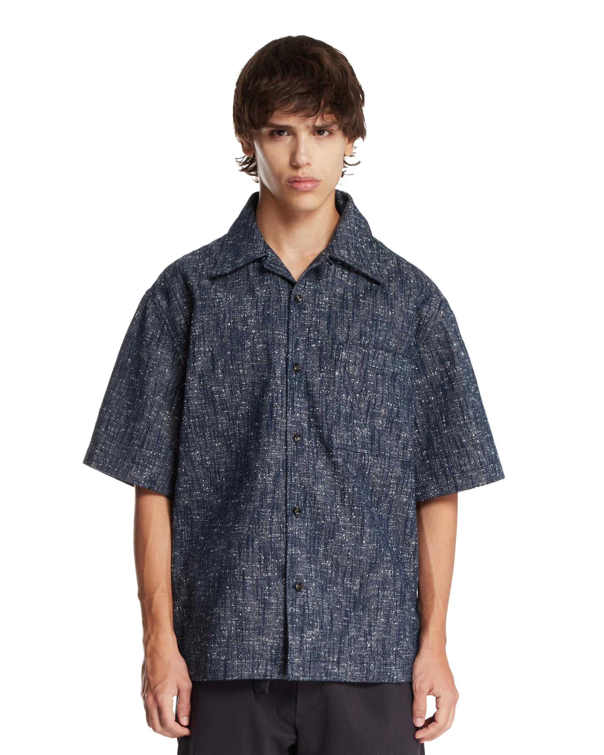 Blue Cotton Shirt - 1