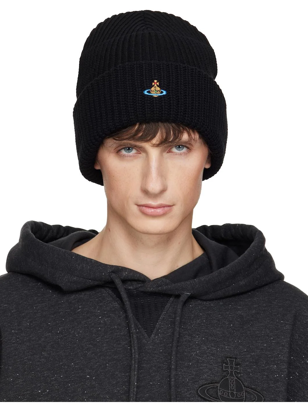 Black Sporty Beanie - 1