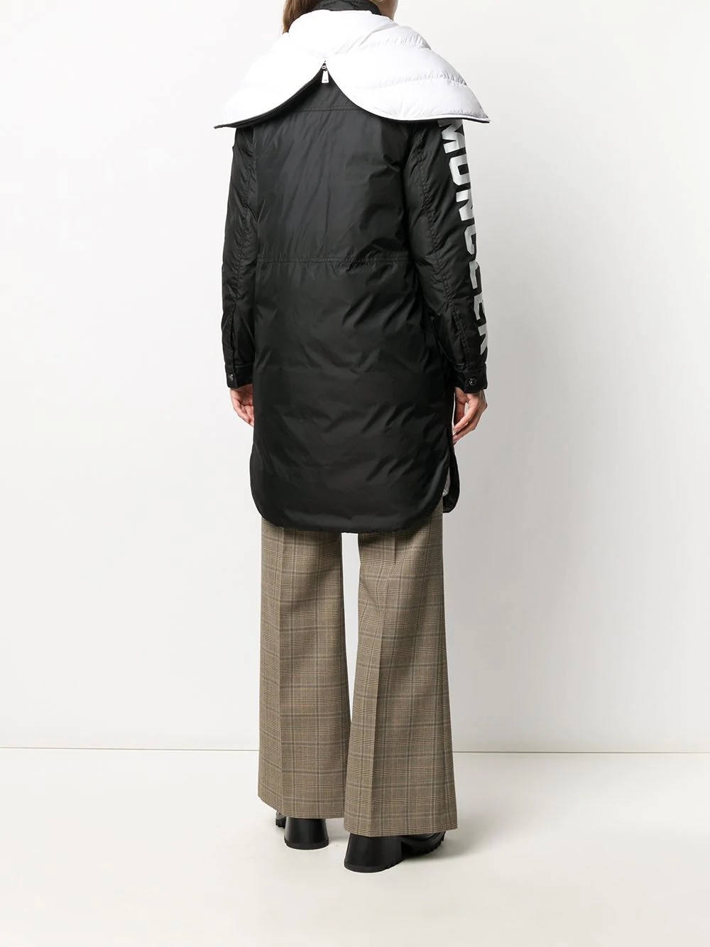 logo padded coat - 4