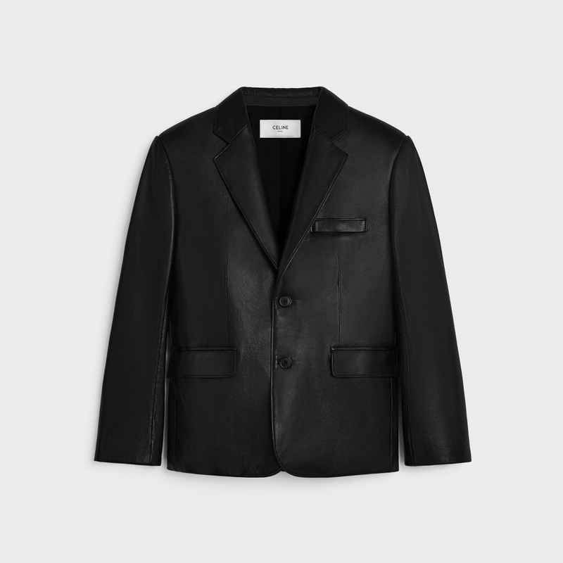 tailored jacket IN PLONGE LAMBSKIN 1