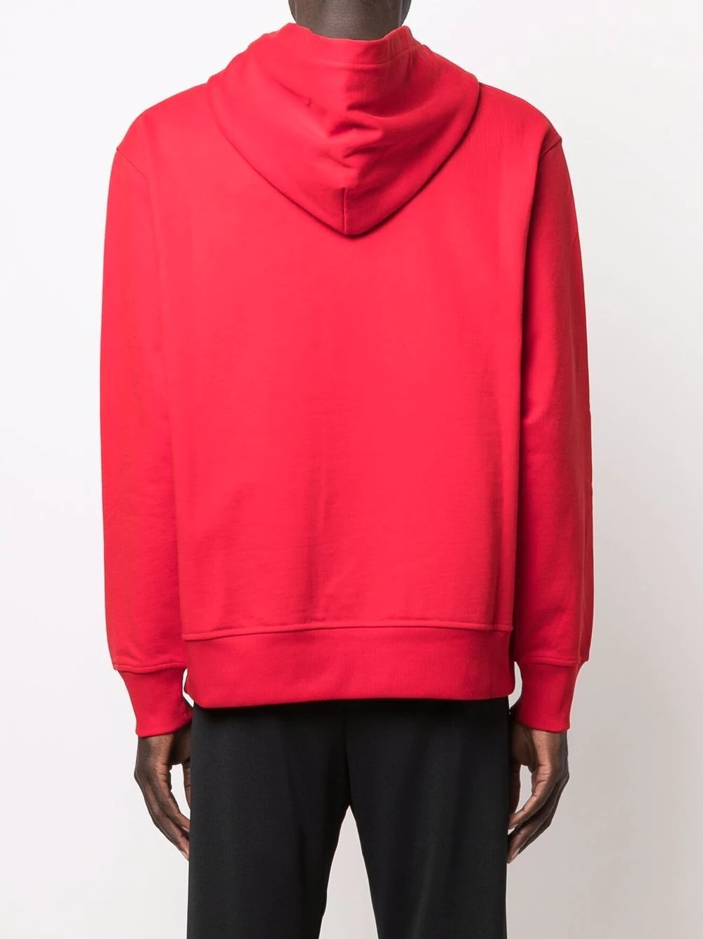 slogan print hooded sweatshirt - 4