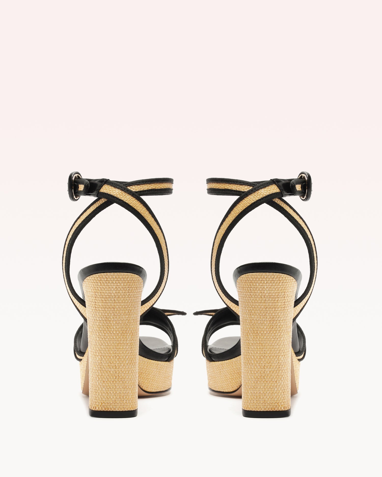 GROSGRAIN RAFFIA PLATFORM - 5