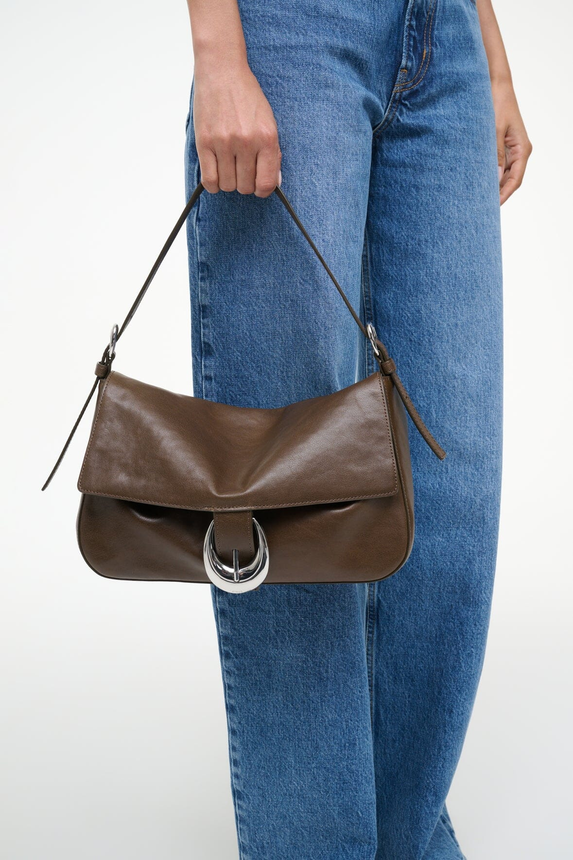 STAUD HARLOW MEDIUM BAG TRUFFLE - 4