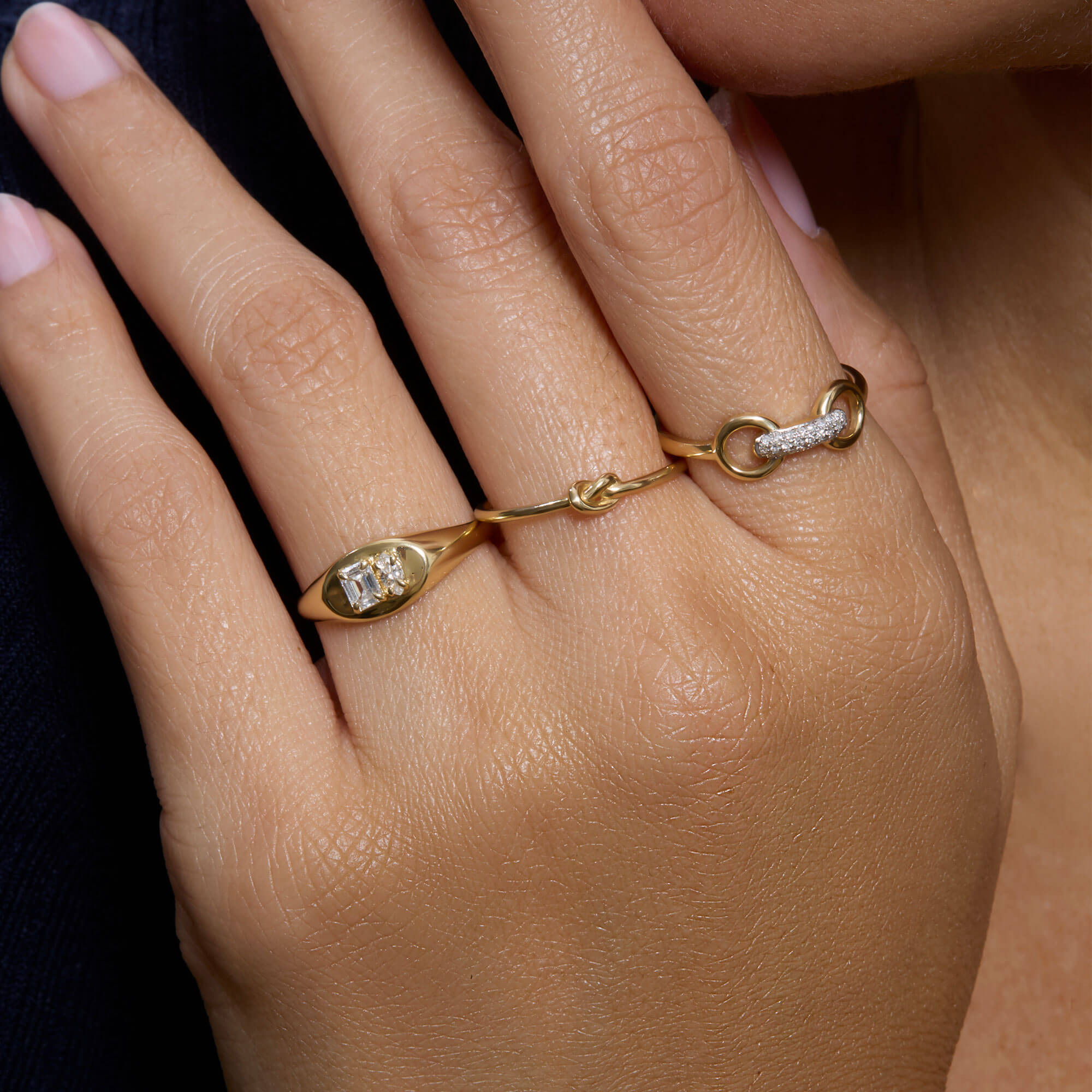 Gold Knot Ring - 5