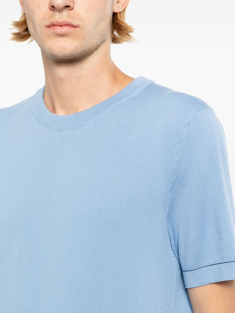 Brioni SEA ISLAND PIQUÉ COTTON T-SHIRT outlook