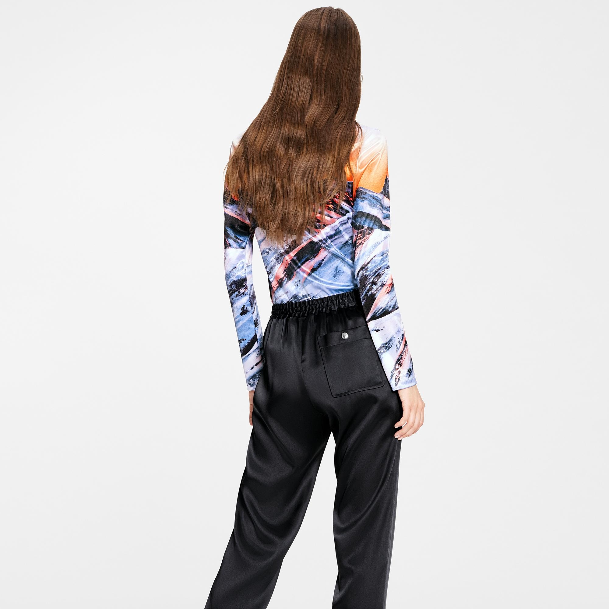 Satin Jogging Pants - 5
