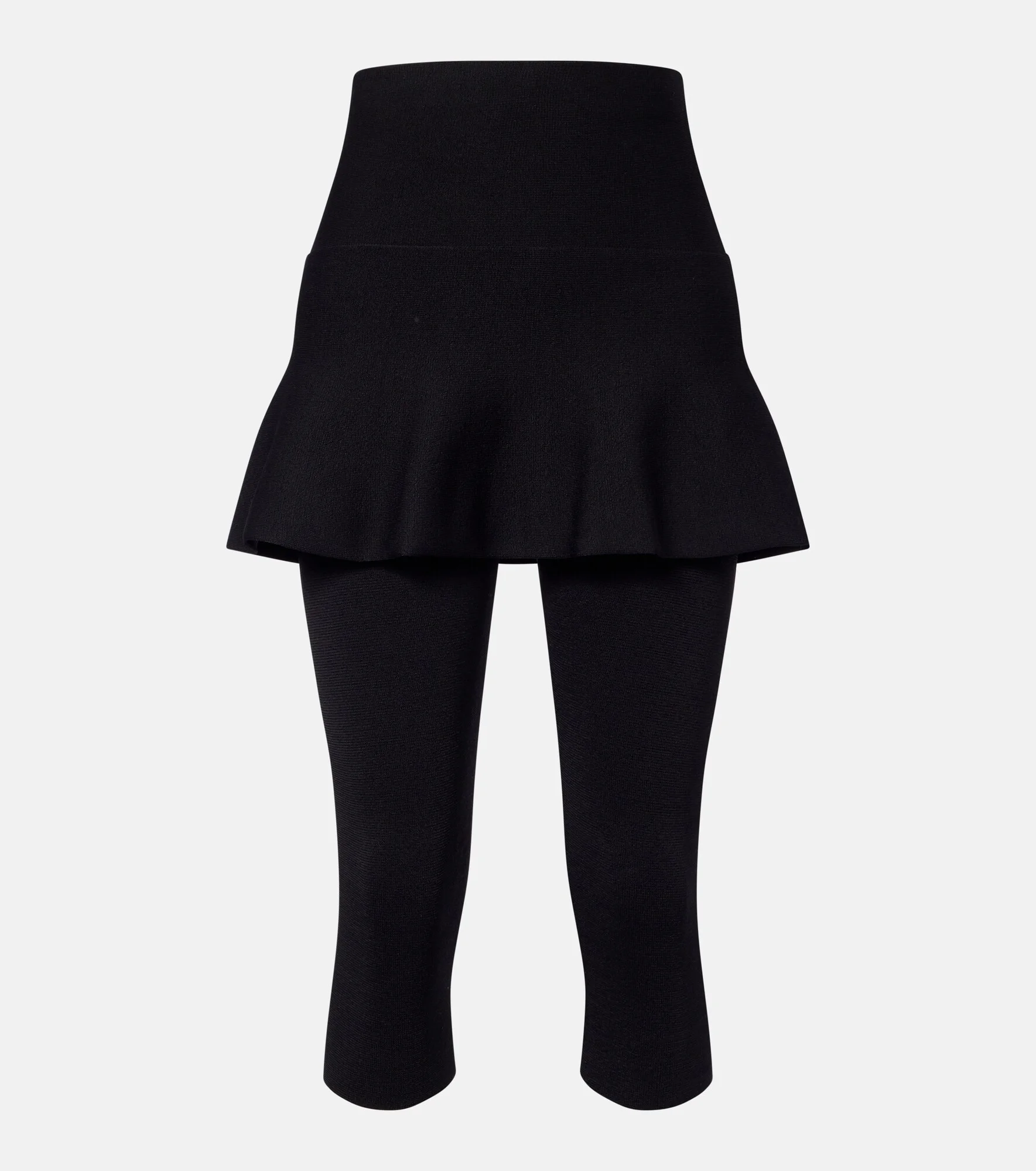 Cropped peplum leggings - 1