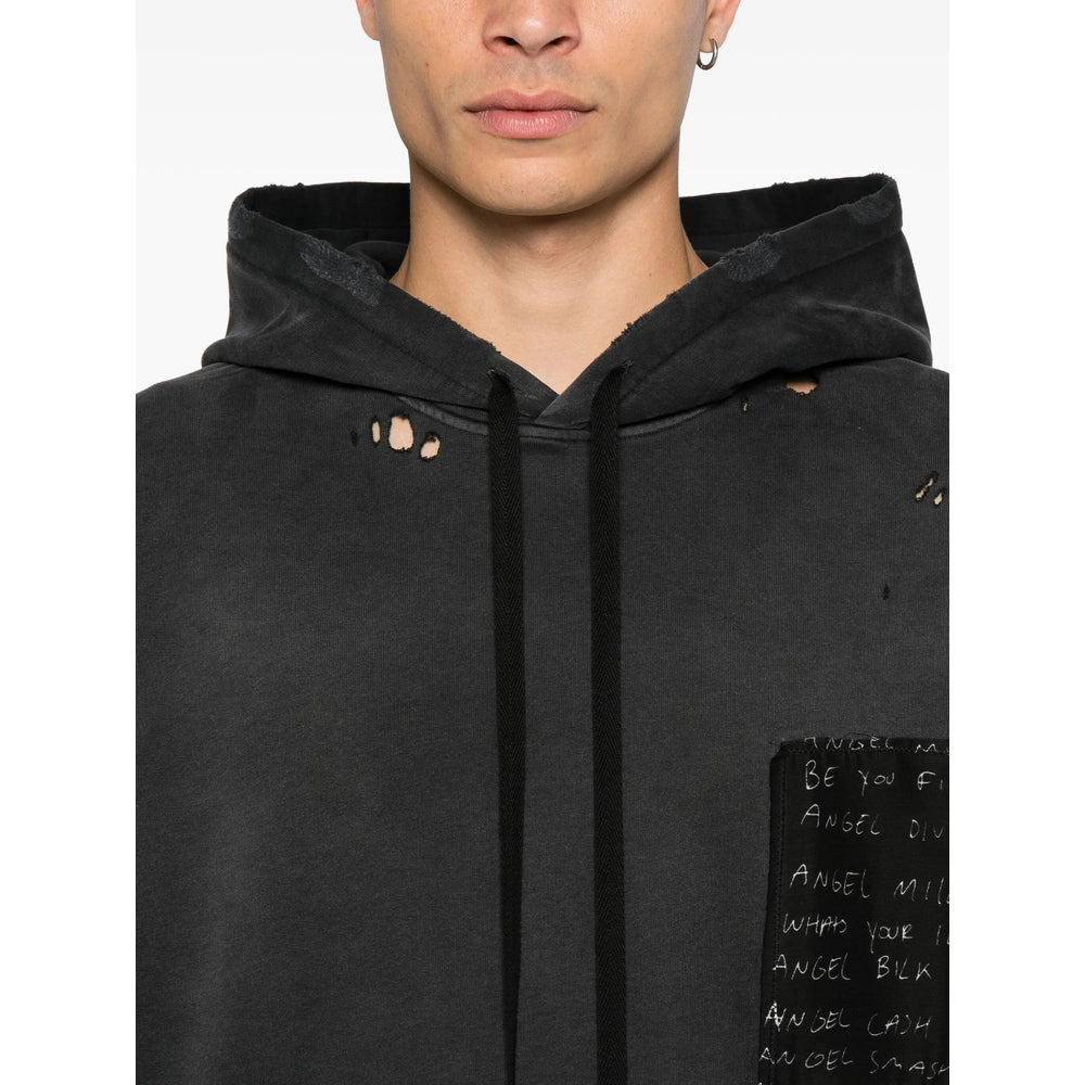 Ann Demeulemeester Black Sweaters & Knitwear - Hoodies Men - 4