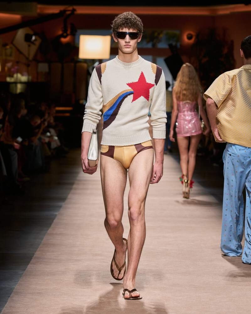 BICOLOR SWIM BRIEF - 6