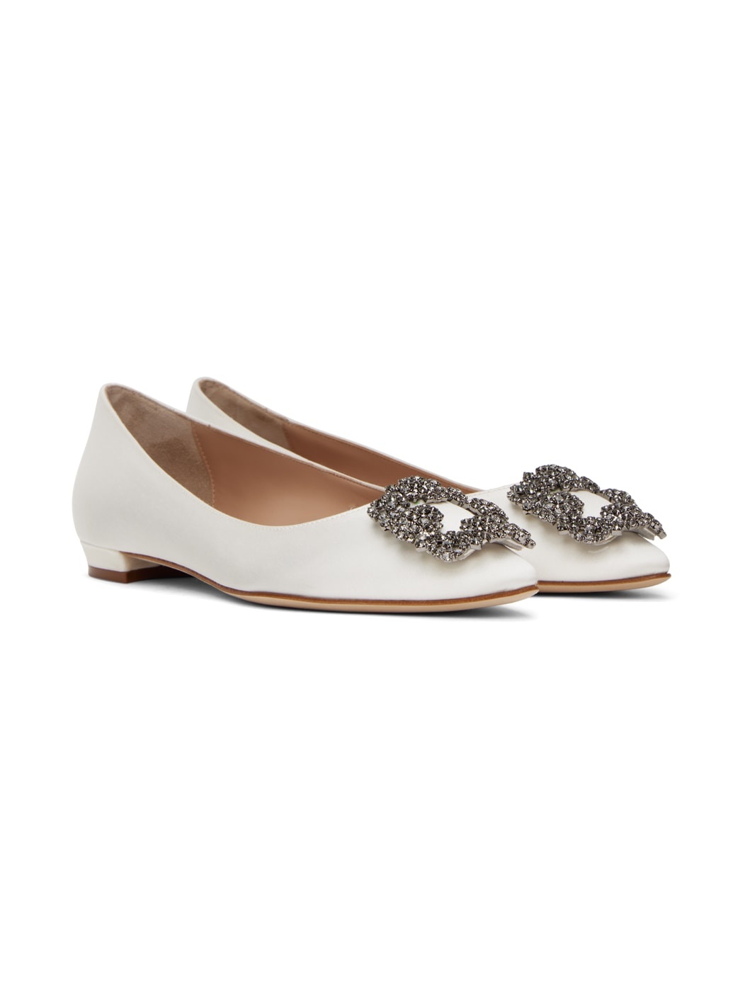 White Hangisiflat Ballerina Flats - 4