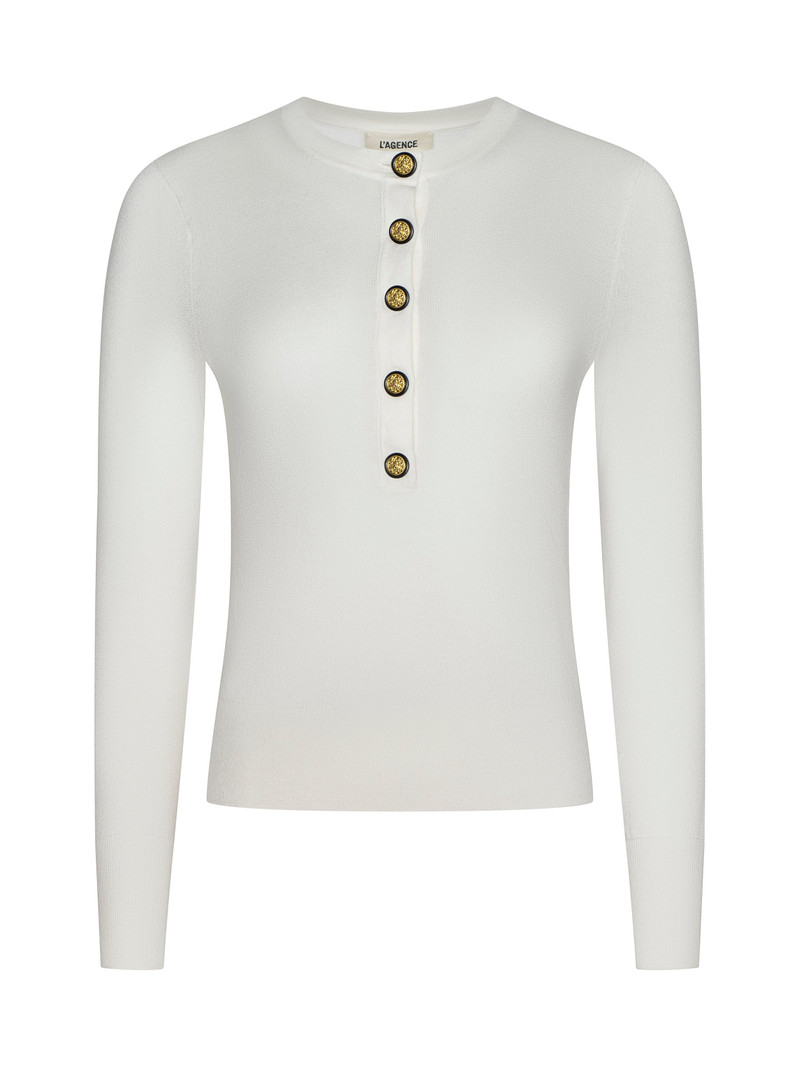 Ronda Knit Henley Top 1