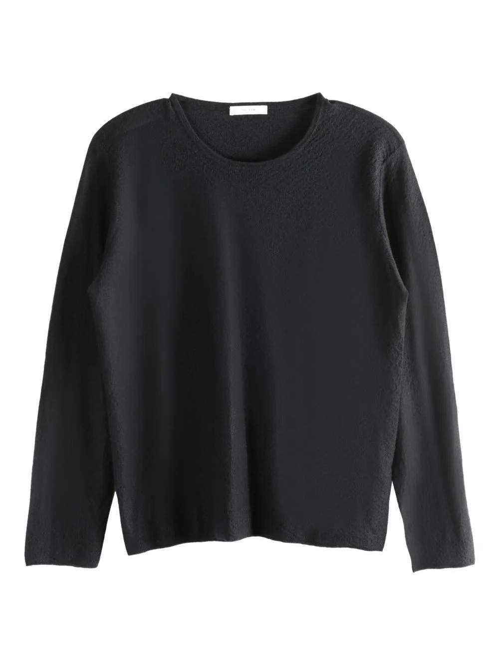 textured T-shirt - 1