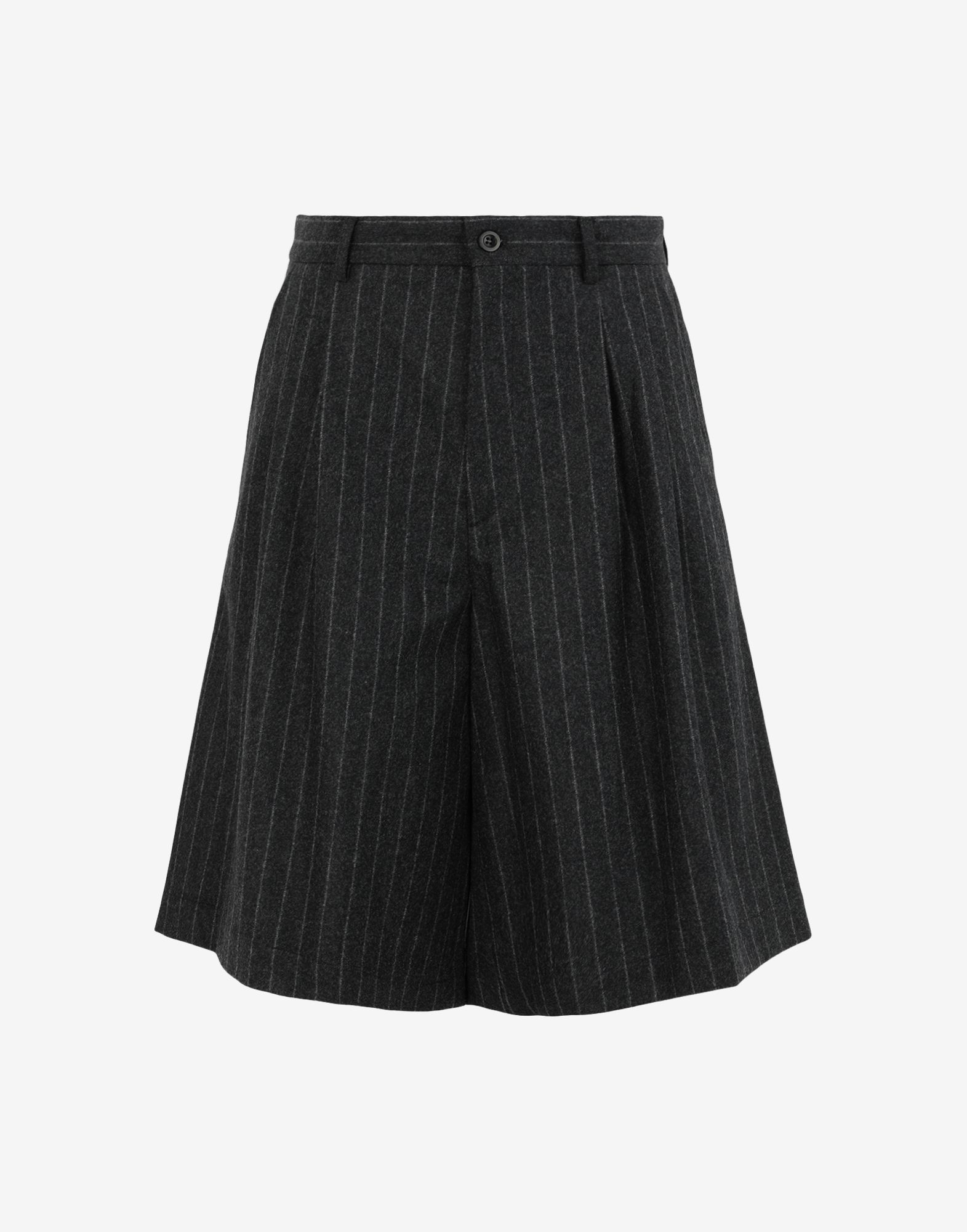 Wide pleated shorts - 1