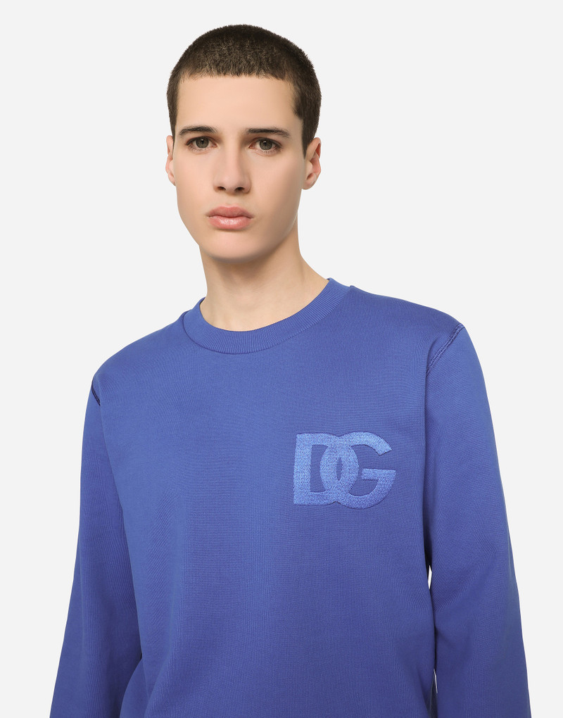Dolce & Gabbana Jersey sweatshirt with DG embroidery outlook