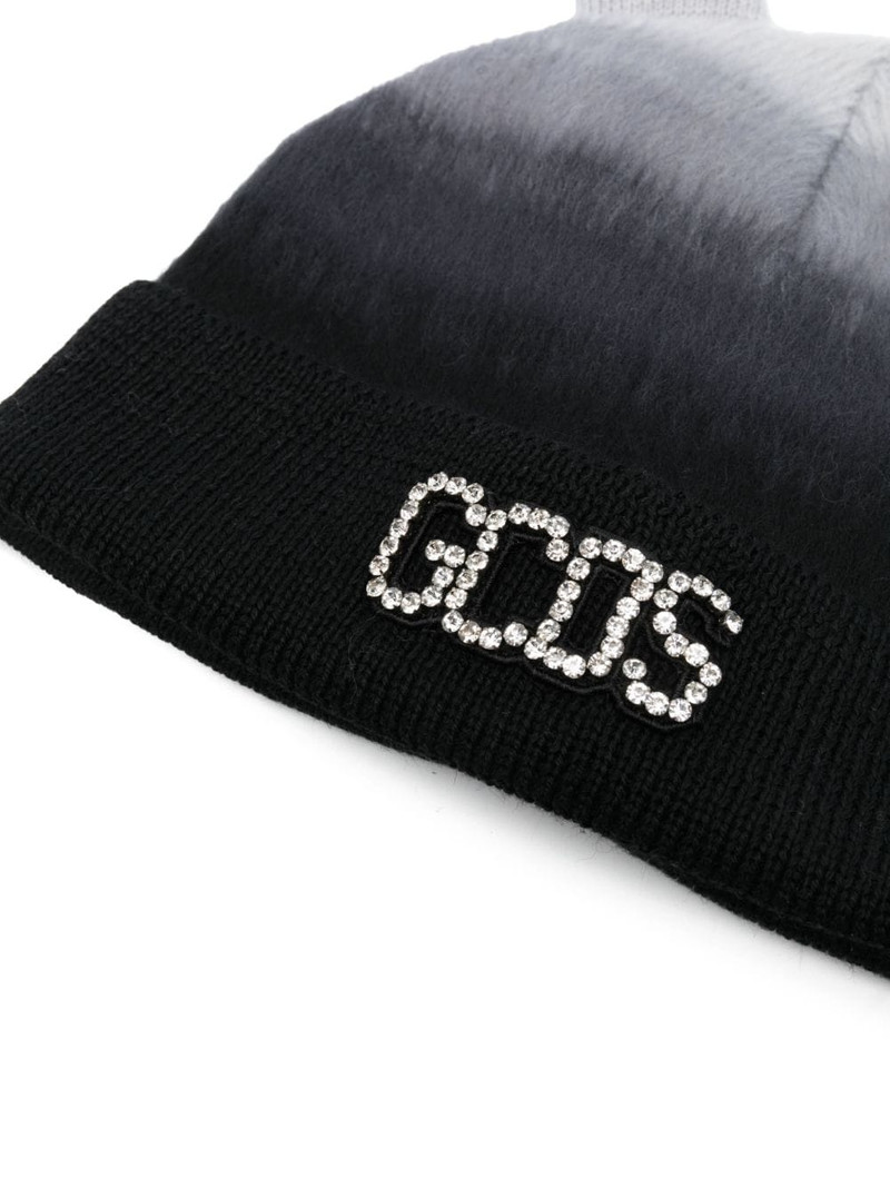GCDS Teddy gradient-effect beanie outlook