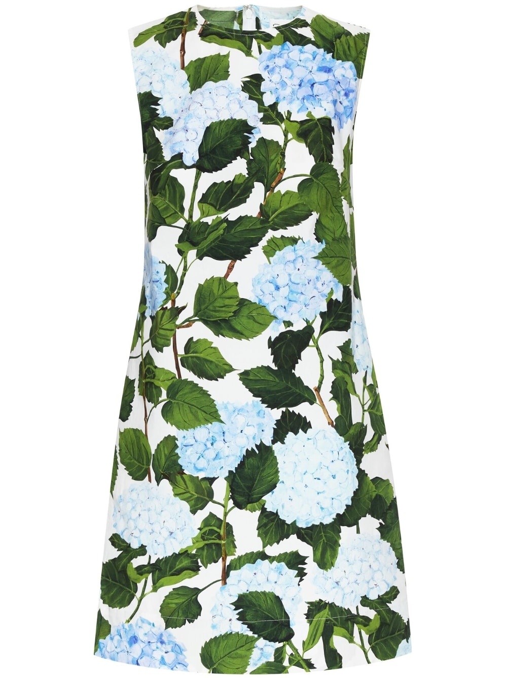 floral-print sleeveless dress - 1