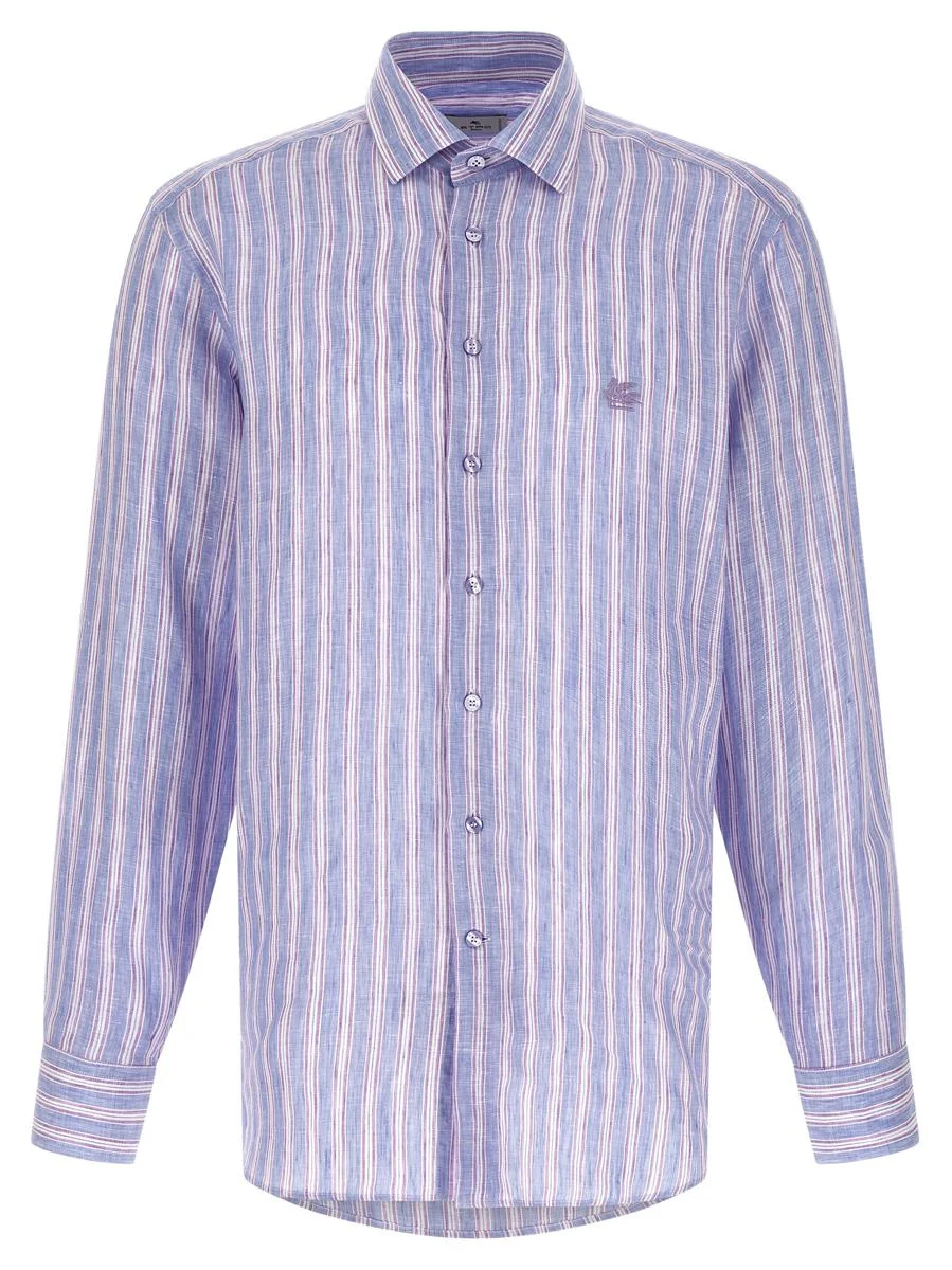 Etro Striped Linen Shirt - 1