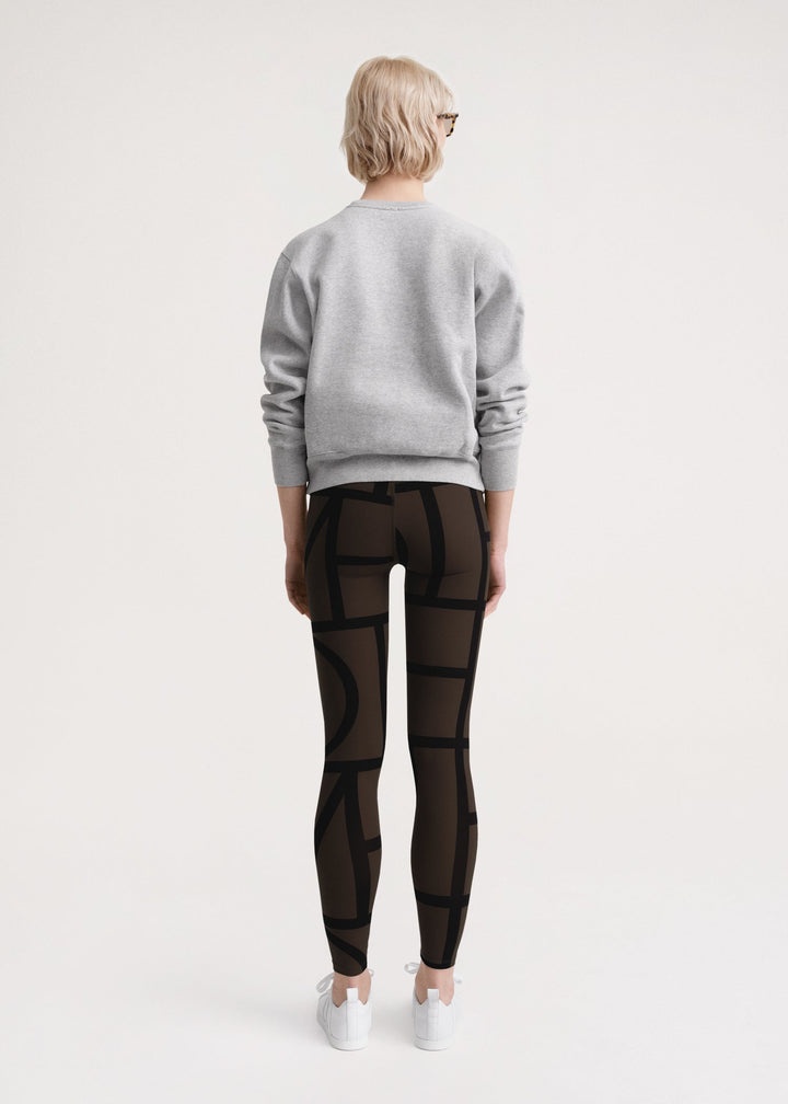 Monogram leggings mocha monogram - 4