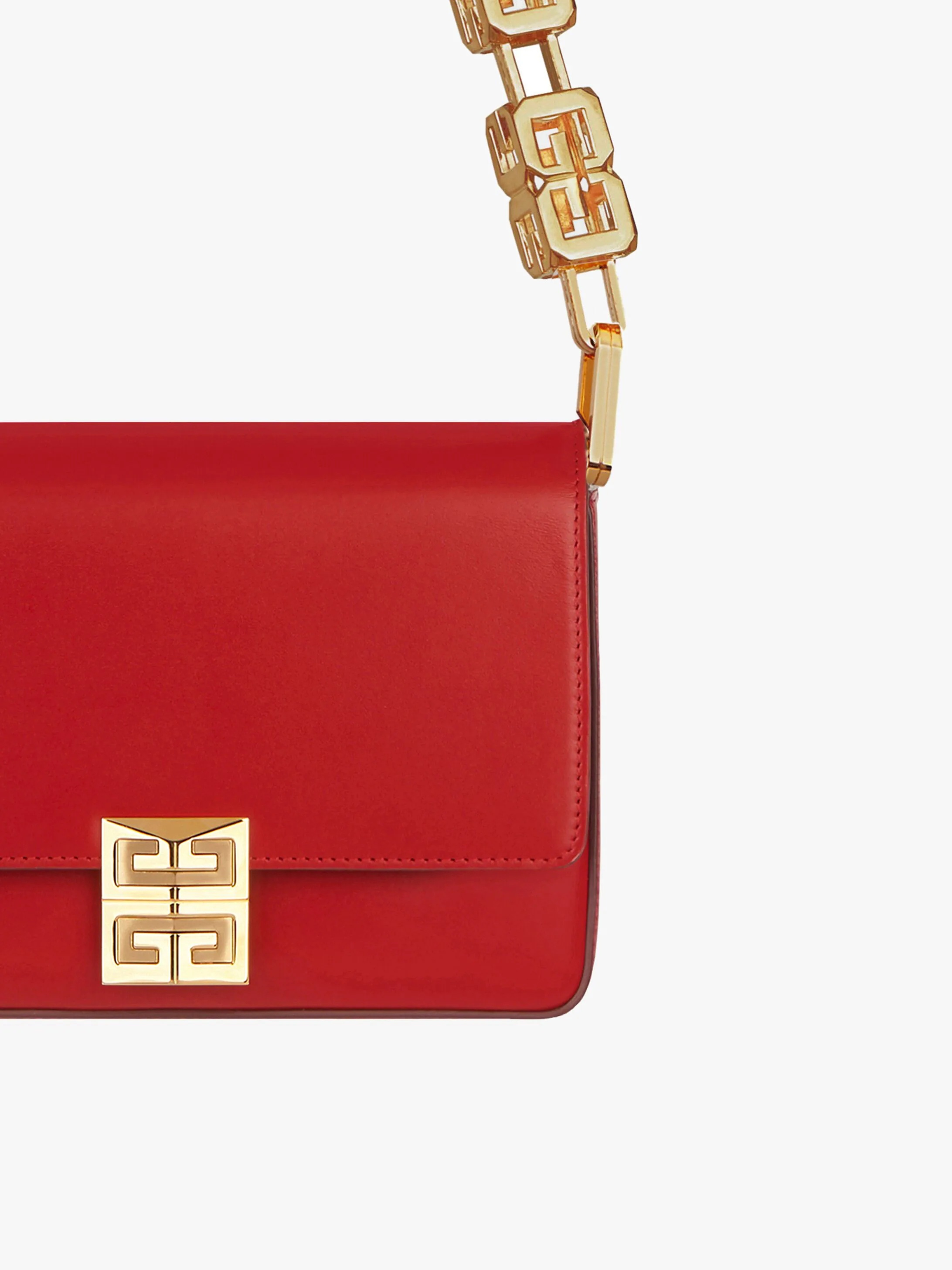MEDIUM 4G BAG IN BOX LEATHER WITH CHAIN - 6