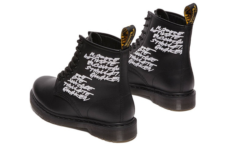 Dr. Martens Futura Laboratories x 1460 'Embroidered Black' 27596001 5
