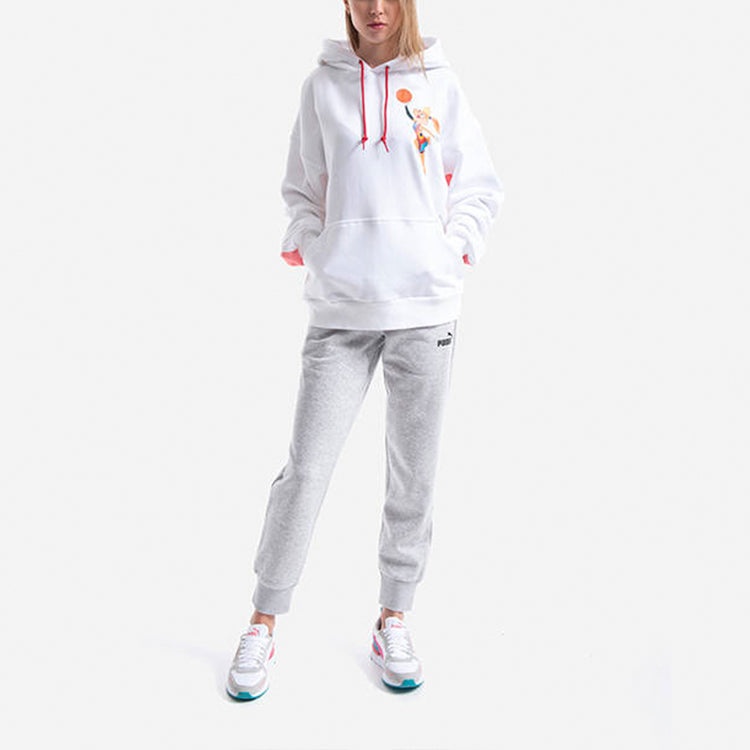 (WMNS) Converse x Space Jam A New Legacy Lola Hoodie 'White' 10023067-A01 - 3