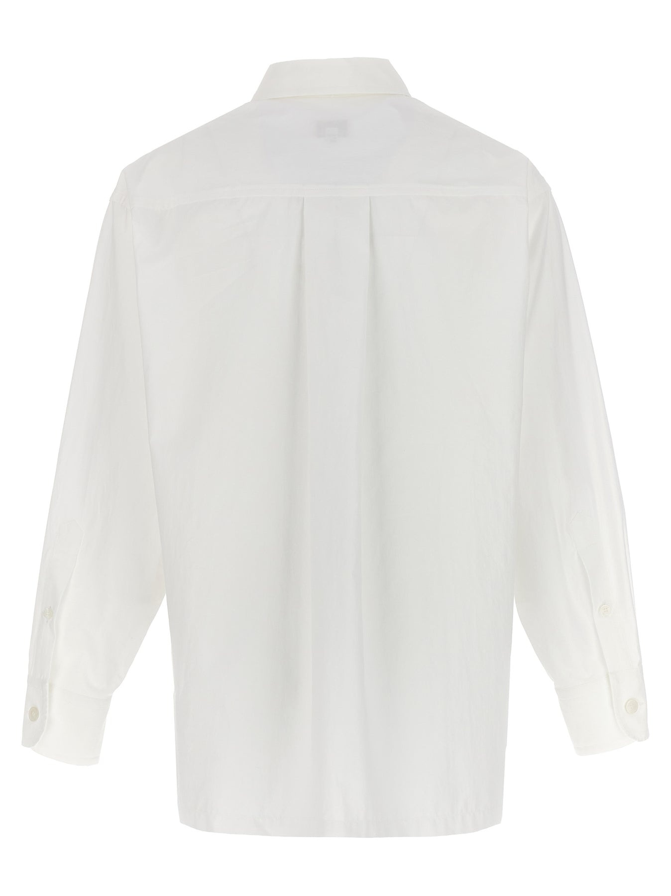 Embroidered Logo Shirt Shirt, Blouse White - 2