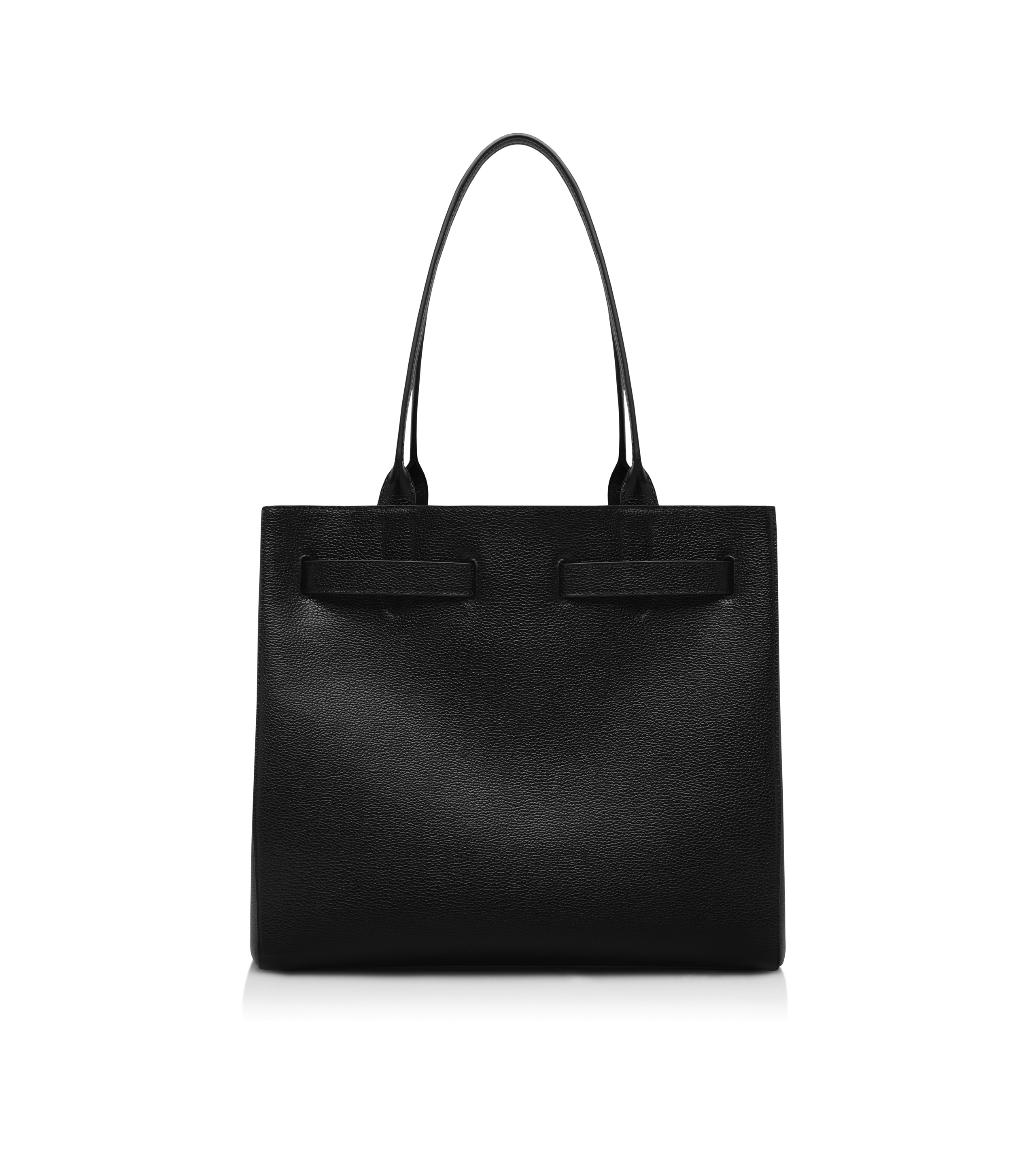 GRAIN LEATHER AUDREY MEDIUM TOTE - 3