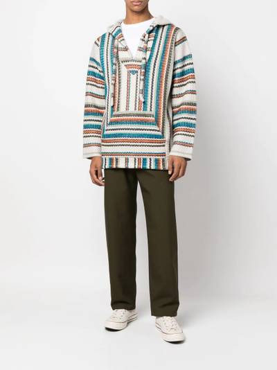 Alanui Baja graphic-print wool hoodie outlook