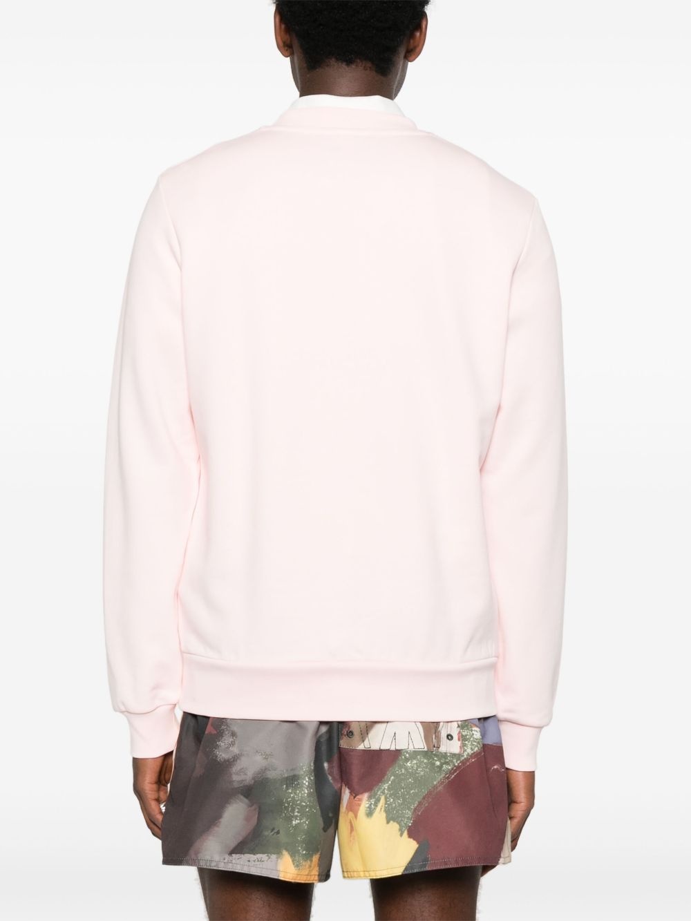 logo-embroidered sweatshirt - 4