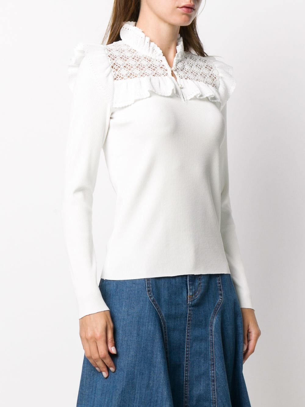 Coralie embroidered panel blouse  - 3