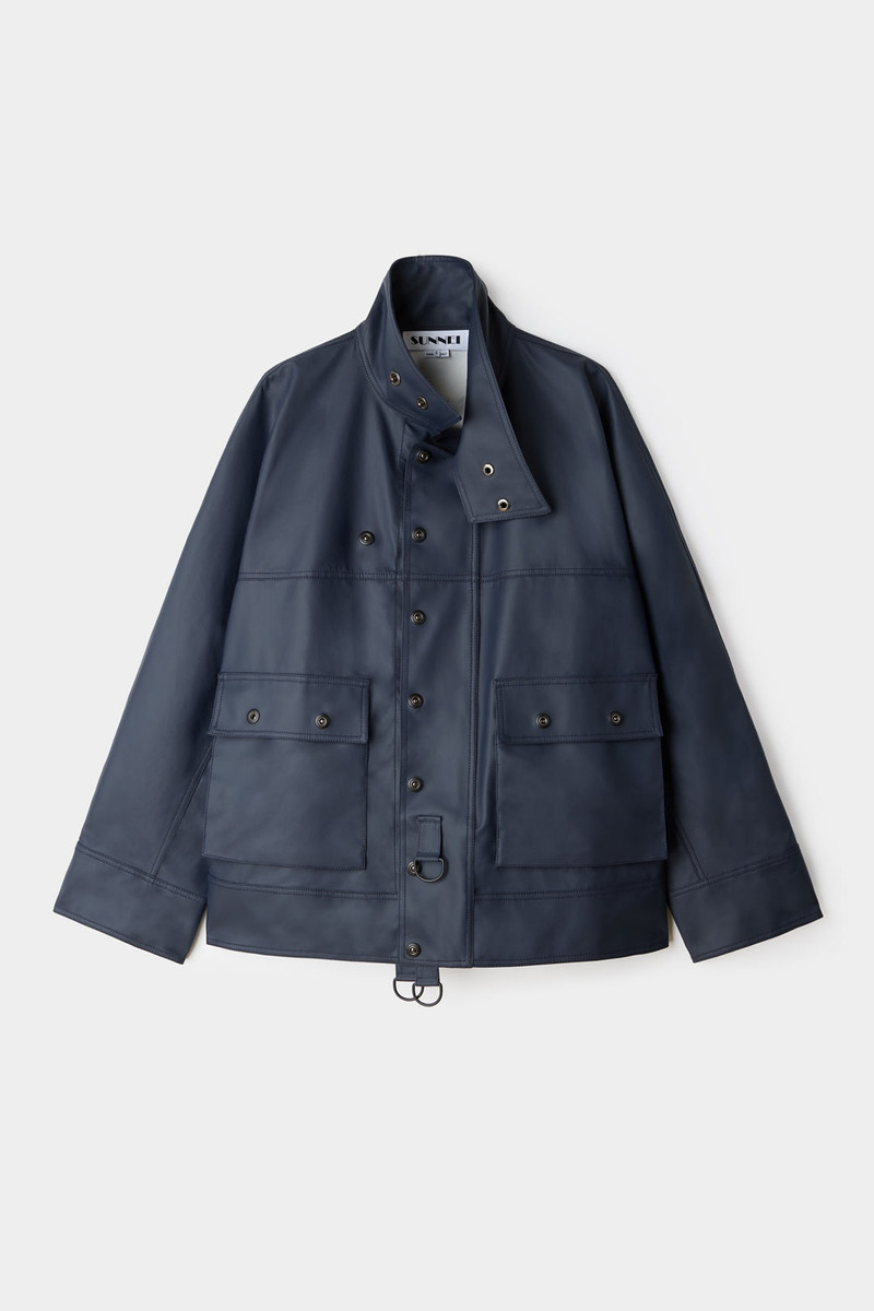 SHORT PINO JACKET / dark navy 3