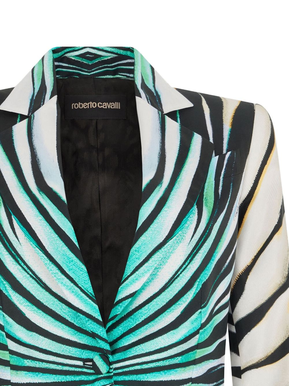 printed blazer - 7