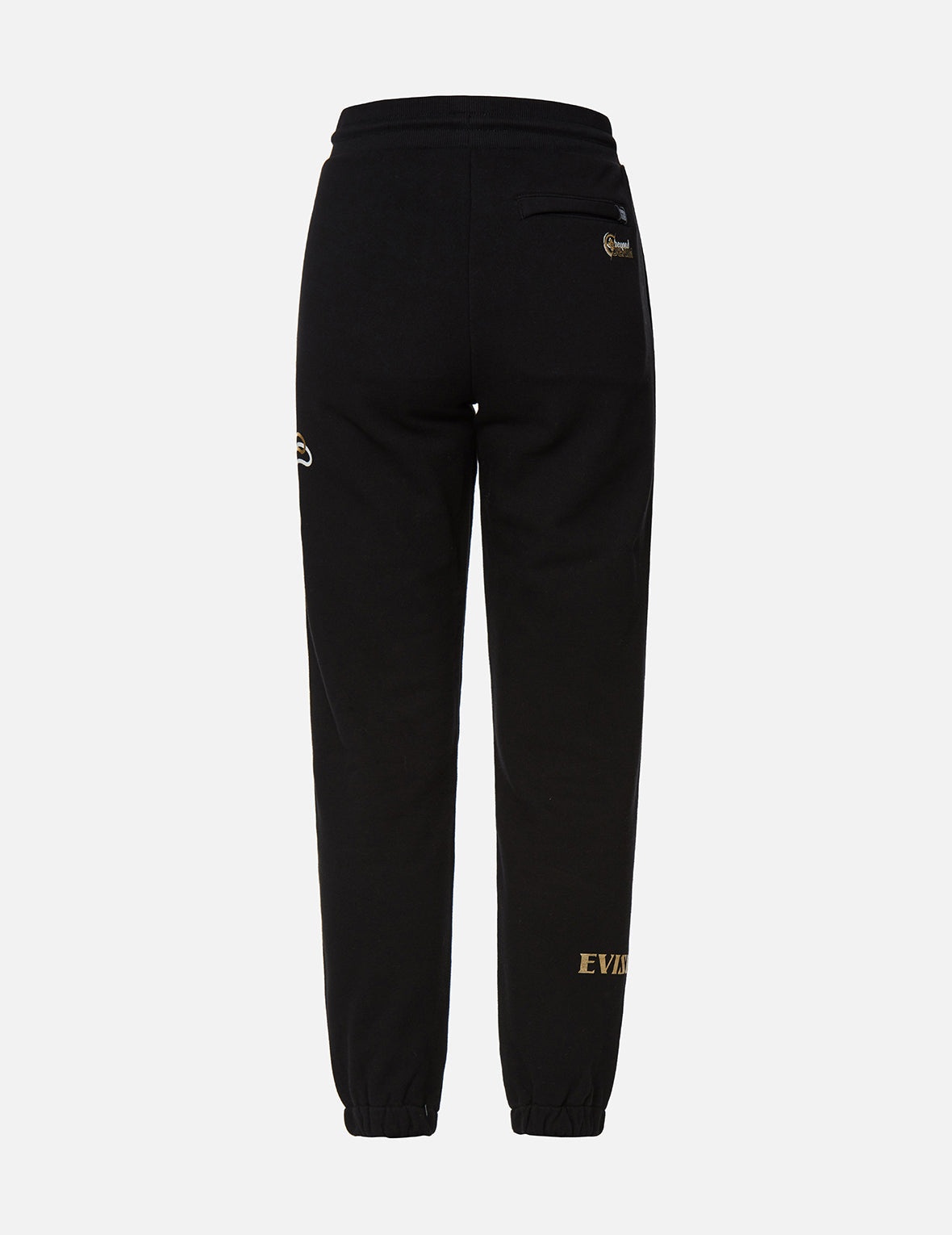 Cast Shadow Effect Seagull Foil Print Sweatpants - 2