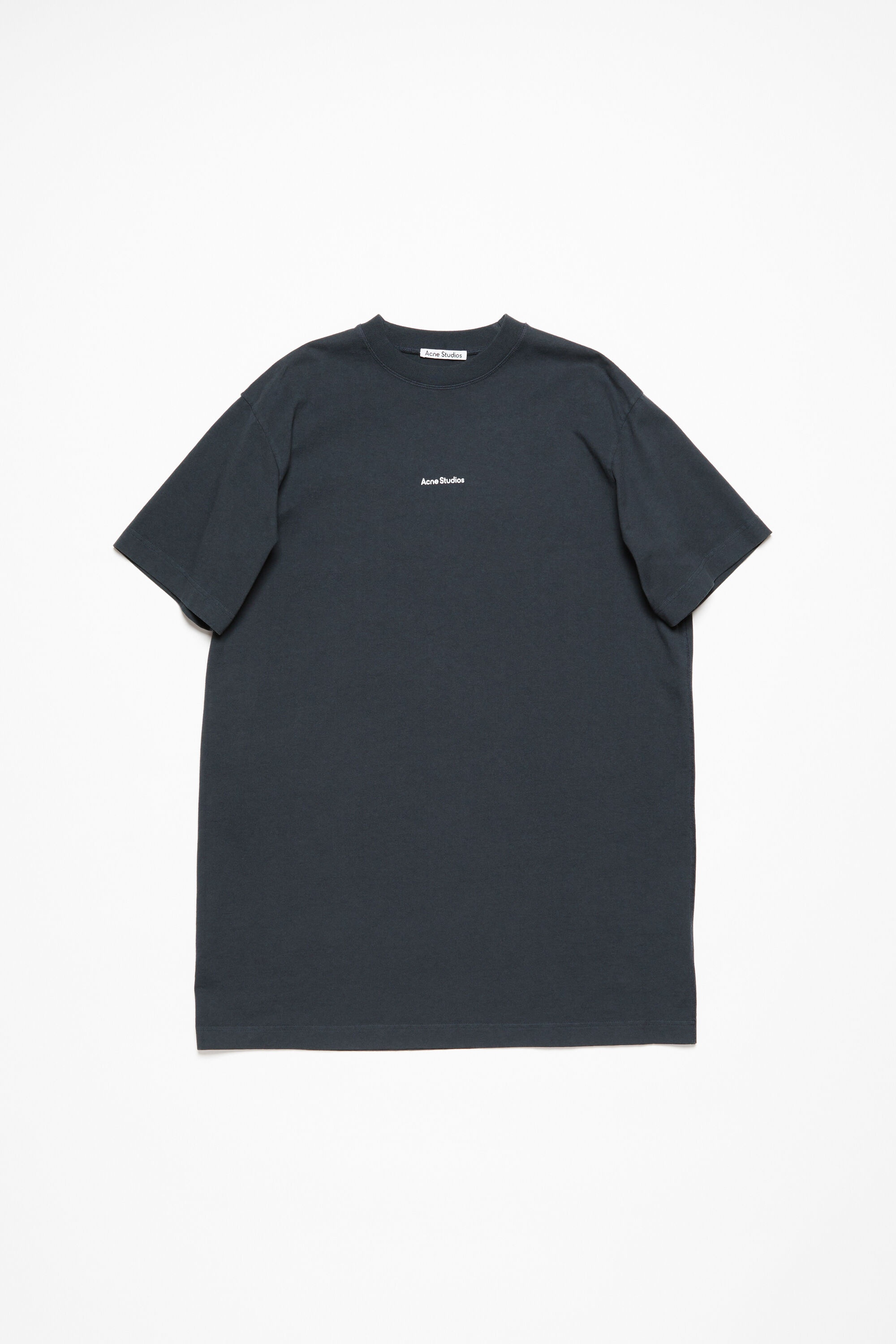 Logo t-shirt dress - Black - 1