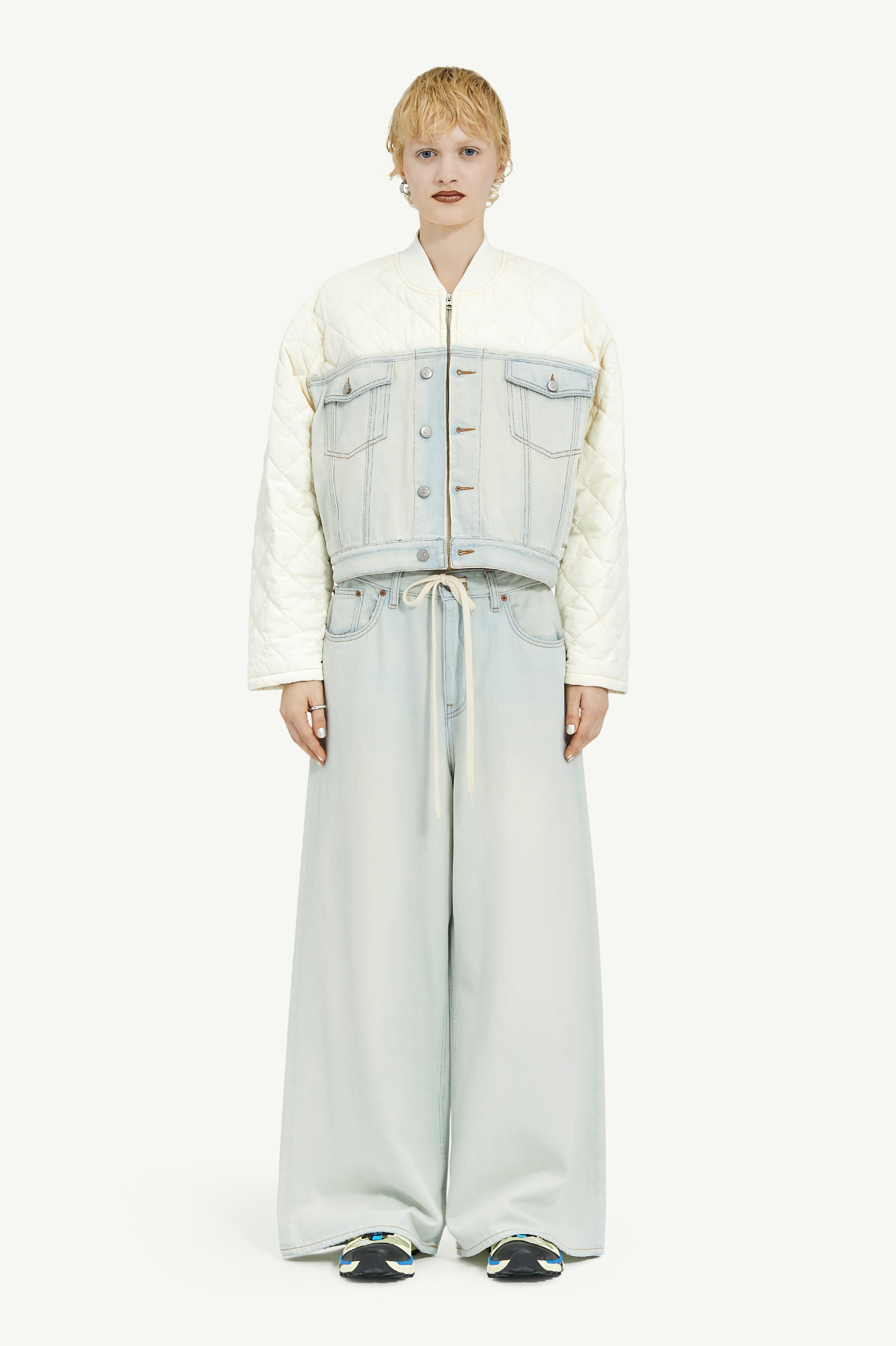 Quilted Denim Jacket - 2