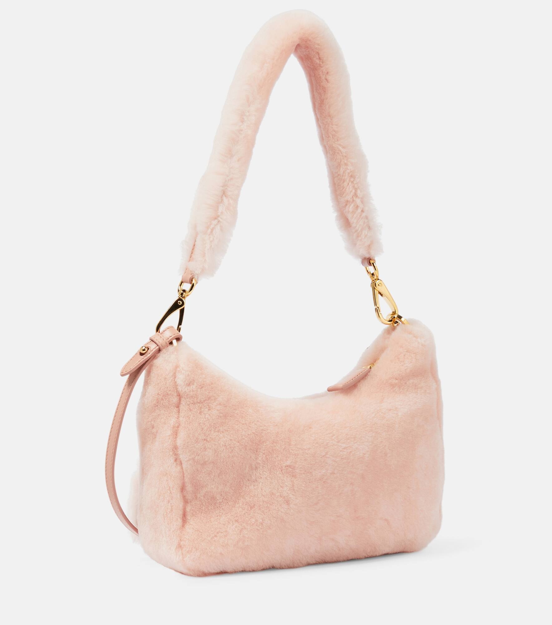 Re-Edition 2005 shearling shoulder bag - 4